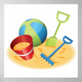 Beach Toys Poster (Voorkant)