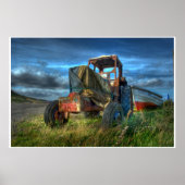 Beach Tractor Poster (Voorkant)
