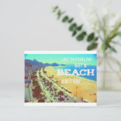 Beach Travel-briefkaart Briefkaart (Staand voorkant)