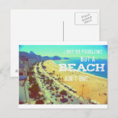 Beach Travel-briefkaart Briefkaart (Voorkant / Achterkant)
