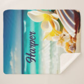 Beach Treasures Sherpa Deken (Voorkant (horizontaal))