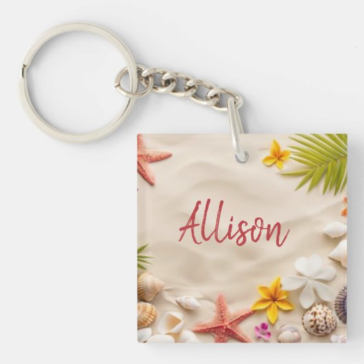 Beach Treasures Sleutelhanger (Voorkant)