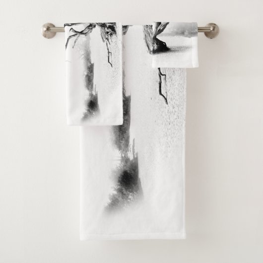 BEACH TREE Bath Towel Set Bad Handdoek (Insitu)