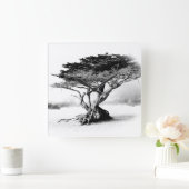 BEACH TREE Wandklok (Huis)