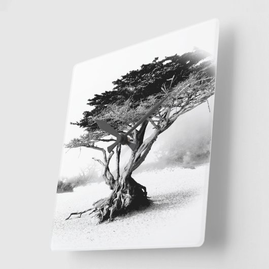 BEACH TREE Wandklok (Hoek)