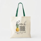 Beach Tribe Girl's Trip Bachelorette Vacation Tote Bag (Voorkant)