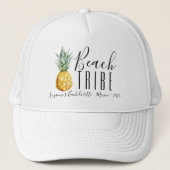 Beach Tribe Girl's Trip Bachelorette Vacation Trucker Pet (Voorkant)