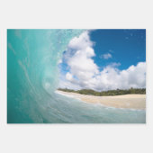 Beach Trio Tropical Paradise Inpakpapier Vel (Voorkant)