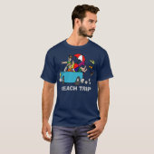 Beach trip t-shirt (Voorkant volledig)