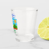 Beach Tropical Destination Wedding Hawaii Favor Shot Glas (Rechts)