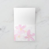 Beach Tropical Floral Hawaii Weduwschap bedankt (Binnen)