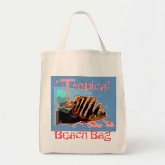 Beach Tropical Graphics Bag Tote Bag (Voorkant)