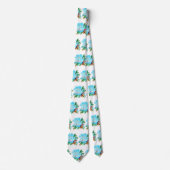 Beach Tropical Music Stropdas (Voorkant)