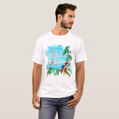 Beach Tropical Music T-shirt (Voorkant volledig)