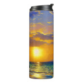 Beach Tropical Ocean Gifts Travel Thermosbeker (Gedraaid links)