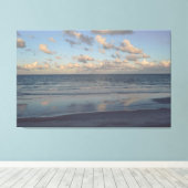 Beach Tropical Ocean Nautical Coastal Vacation Canvas Afdruk (Insitu (Houten vloer))