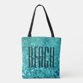 Beach Tropical Ocean Waves Summer Vacking Tote Bag (Achterkant)
