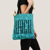 Beach Tropical Ocean Waves Summer Vacking Tote Bag (Dichtbij)