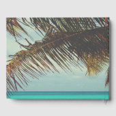 Beach Tropical, Palm Seashells Gastenboek (Achterkant)