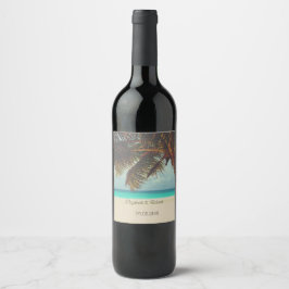 Beach Tropical, Palm Wijn Etiket