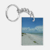 Beach Tropical Paradise Island Foto Sleutelhanger (Voorkant Links)