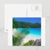 Beach Tropical Retreat Seychellen Briefkaart (Voorkant / Achterkant)