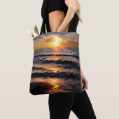 Beach Tropical Sunset Tote Bag (Dichtbij)