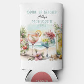 Beach Tropical Thlekte Cocktails Bachelorette Part Seltzer Blikjeskoeler (Voorkant)