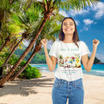 Beach Tropical Thlekte Cocktails Bachelorette Part Tri-Blend Shirt<br><div class="desc">Wat een betere manier om te vieren met familie en vrienden dan een oceanside "Cocktail Party" om je Bachelorette Party te gedenken,  ook bekend als "het laatste feest voor de ring". Iedereen zal ontspannen en comfortabel zijn op deze tropisch-themastrandviering.</div>