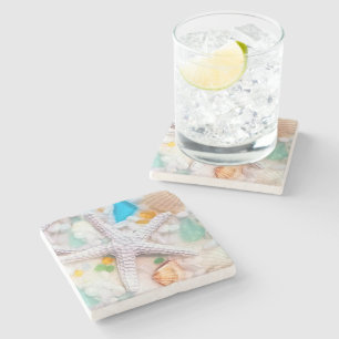 Beach Tropican Theme Drink Coasters Stenen Onderzetter