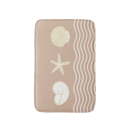 Beach tropisch thema badmat (Voorkant Verticaal)