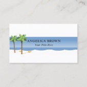 Beach Tropische bestemmingen Visitekaartje (Voorkant)