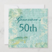 Beach tropische verjaardagsfeestje CUSTOM Kaart (Voorkant)