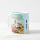Beach Truck Lighthouse Koffiemok (Voorkant links)