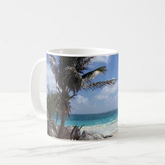 Beach Tulum , Mexico - sun - vakantie - mok (Voorkant links)