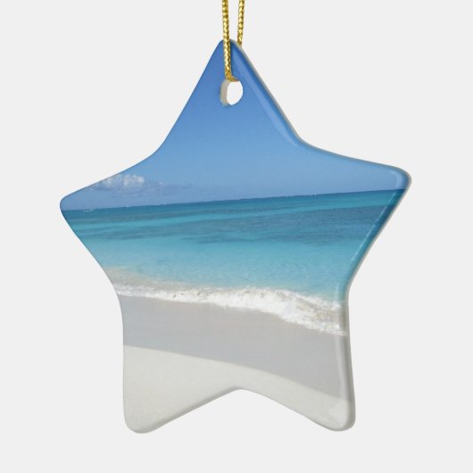 Beach Turks and Caicos Dream Beach Keramisch Ornament (Links)