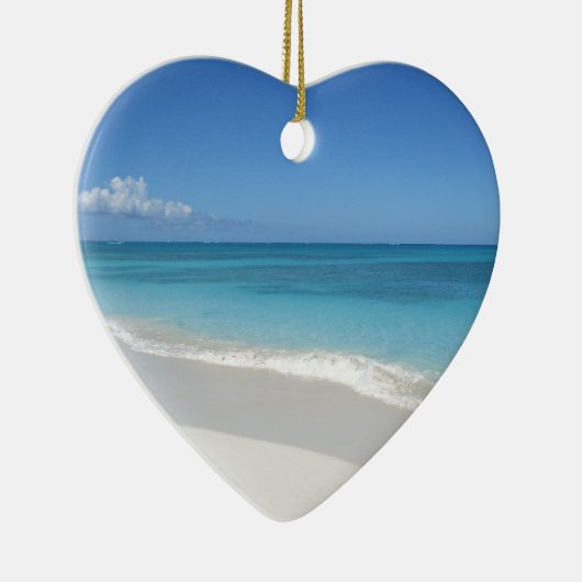 Beach Turks and Caicos Dream Beach Keramisch Ornament (Rechts)