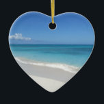 Beach Turks and Caicos Dream Beach Keramisch Ornament<br><div class="desc">Op een dag genomen op een verlaten kade die bekend staat als Iguana Island... echt een van de mooiste stranden ter wereld!</div>