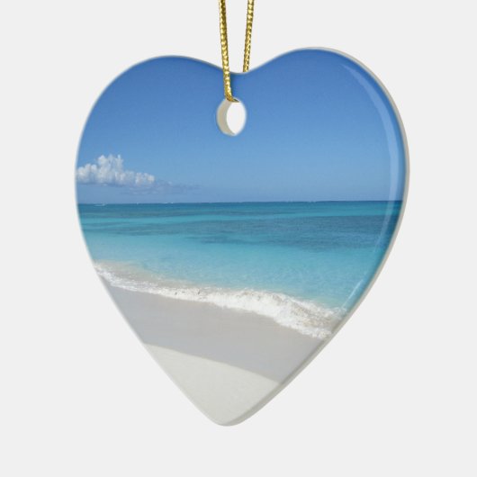 Beach Turks and Caicos Dream Beach Keramisch Ornament (Links)