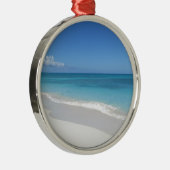 Beach Turks and Caicos Dream Beach Metalen Ornament (Rechts)