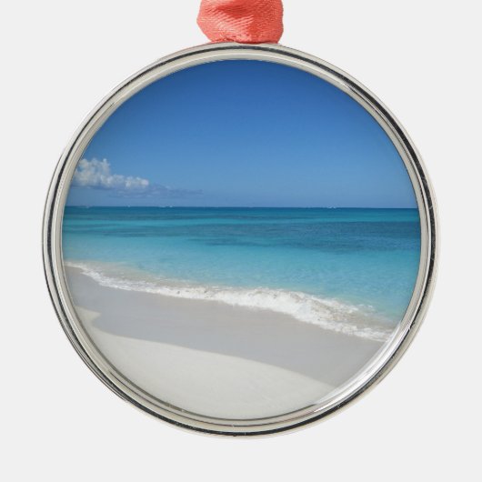 Beach Turks and Caicos Dream Beach Metalen Ornament (Voorkant)