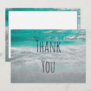 Beach Turquoise White Coastal Ocean Wave Bedankt