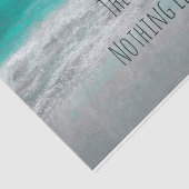 Beach Turquoise White Tropical Ocean Waves Coastal Tissuepapier (Detail)