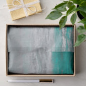 Beach Turquoise White Tropical Ocean Waves Coastal Tissuepapier (Geschenk)