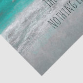 Beach Turquoise White Tropical Ocean Waves Coastal Tissuepapier (Detail)