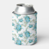 Beach Turquoise Zee Turtle Waterverf Blikjeskoeler (Blikje Voorkant)