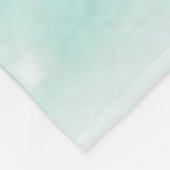 Beach Turtle Waterverf Art Fleece Deken (Hoek)