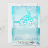 Beach Turtle Waterverf Art Kaart (Voorkant)