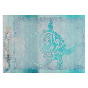 Beach Turtle Waterverf Art Snijplank