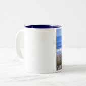 Beach Tweekleurige Koffiemok (Voorkant links)
